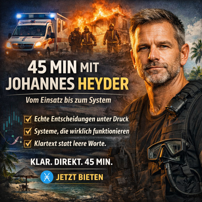 45min mit JOHANNES — Vom Einsatz bis zum System